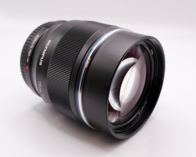 Olympus 75mm f/1.8 lens