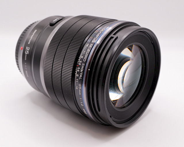 Olympus 25mm f/1.2 lens